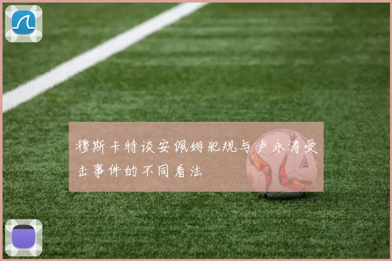 穆斯卡特谈安佩姆犯规与卢永涛受击事件的不同看法